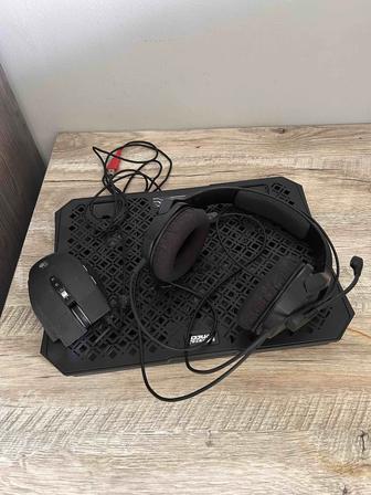 Мышка от bloody, наушник оо hyperx, и кулер