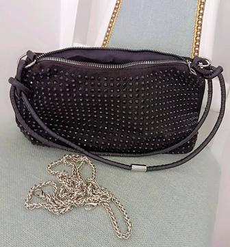 Стразами вечерний сумочка