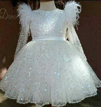 Белое платье для девочек