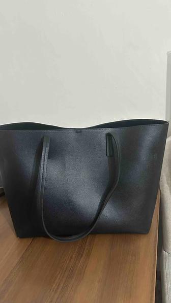 Шоппер эко кожа Accessorize черная