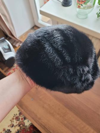 Норковая шапка женская