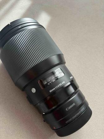 Продаю объектив Sigma 85mm f/1.4 DG HSM Art (Canon EF) адаптер Canon EF-E