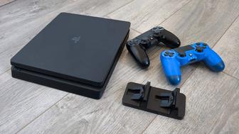 Playstation 4 Slim 1TB, 2 геймпада и 25 игр
