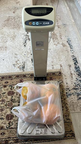 Продам б/у электронные весы, до 60 кг