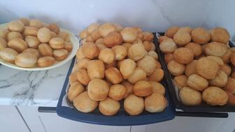 Баурсаки ,пирожки с капустой и картошкой...