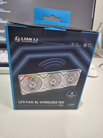 Продам вентиляторы lian li unifan sl wireless 120 white