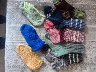 Продам вязанные носки следики,ручной вязки,