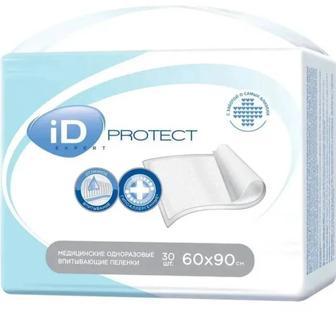 Пеленки одноразовые впитывающие для взрослых и детей iD PROTECT Expert