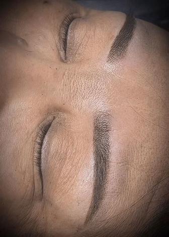 Перманентный макияж бровей