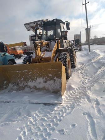 Уборка снега. Услуги погрузчика