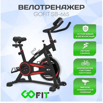 Велотренажер GOFIT Spin Bike SB-665 вертикальный