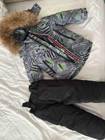 Детская зимняя куртка комбинезон