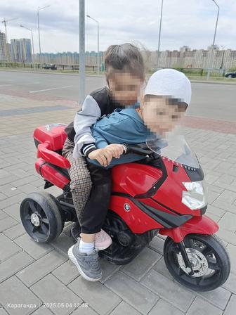 Машинка электромотоцикл детский от 3 до 5 лет Идеал
