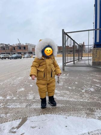 Продам зимний комбинезон и куртку