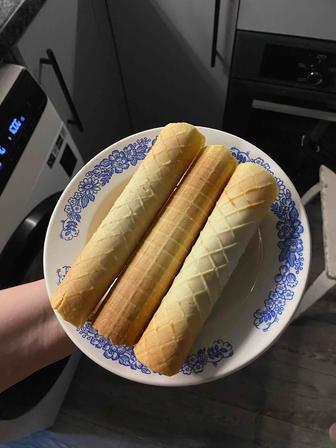 Пеку домашние вафельные трубочки под заказ