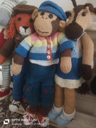 Продам игрушки ручной работы Зоопарк