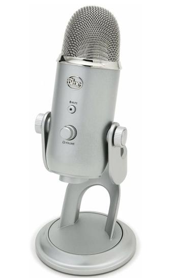 Продам микрофон blue yeti в серебристом цвете