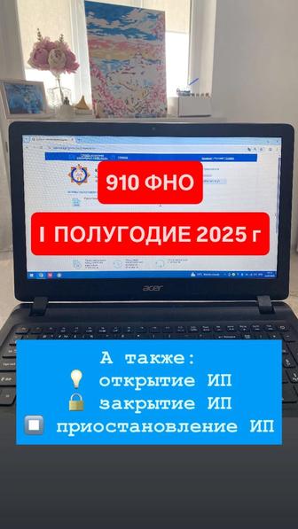 910 форма, открытие и закрытие и приостановление ИП