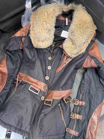 Женская жилетка из меха, зимняя куртка