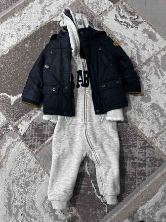 Детский комбинезон с курткой от бренда orchestra ростовка 74