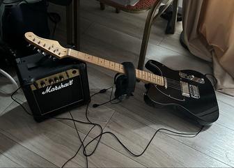 Продам электрогитару с полным комплектом
