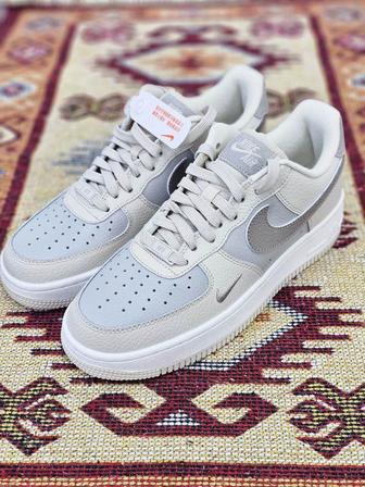 кроссовки Nike air force 1 бежевый