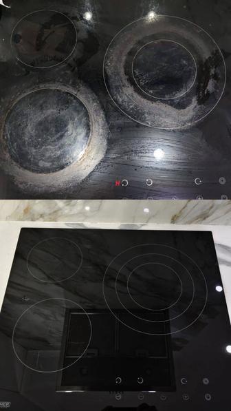 Чистка, полировка варочной поверхности