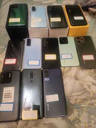 Орро, vivo, Xiaomi redmi, Poco , Samsung