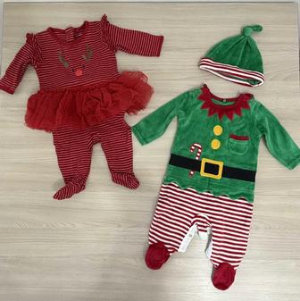 Новогодний костюм для новорожденного