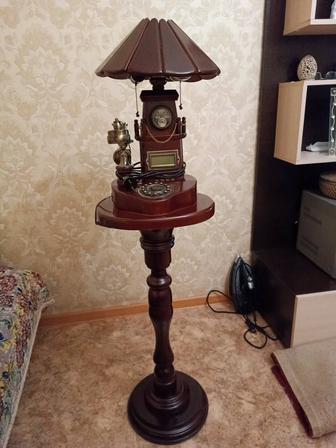 Стойка с подсветкой и телефоном эксклюзив