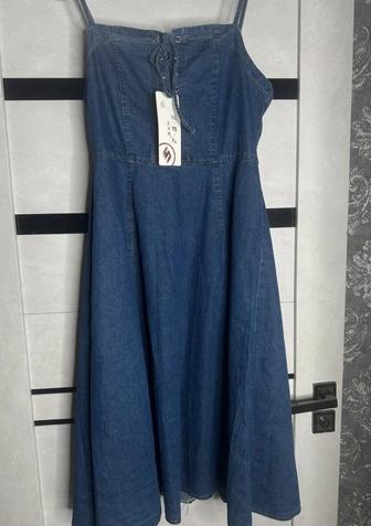 Джинсовый сарафан, размер (XL)