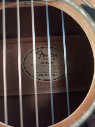 Акустическая гитара Fender cd60 NAT