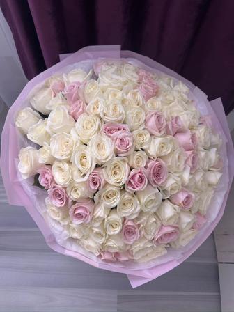 Бу цветы 101 роза
