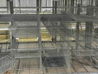 Стеллаж корзина сетка