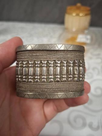 Антиквариат браслет серебро күміс