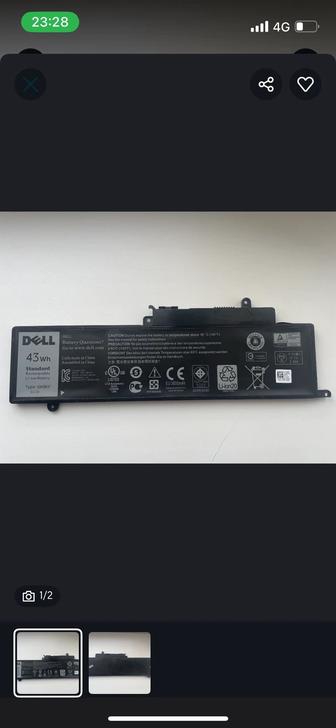 Аккумулятор, батарея Dell inspiron 13-7000,inspiron 11-3000/обмен