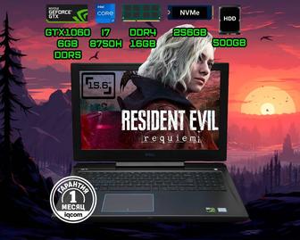 DELL G7 7588 i7 16Gb SSD NVMe GTX 1060 Ноутбук АКБ 3ч