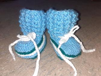 Пинетки вязаные