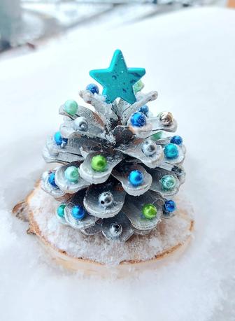 Зимние поделки в сад/школу/на ярмарку/для декора дома и мини-мыло