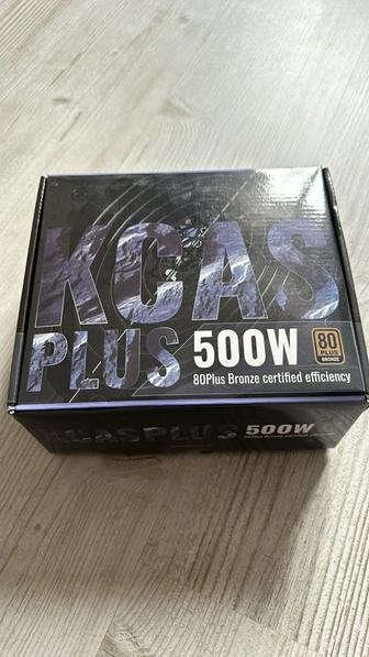 Новое Блок питание для ПК aerocool KCAS plus 500w 80 bronze!