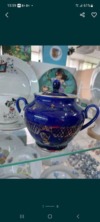 Сахарница ЛФЗ Императорского фарфора