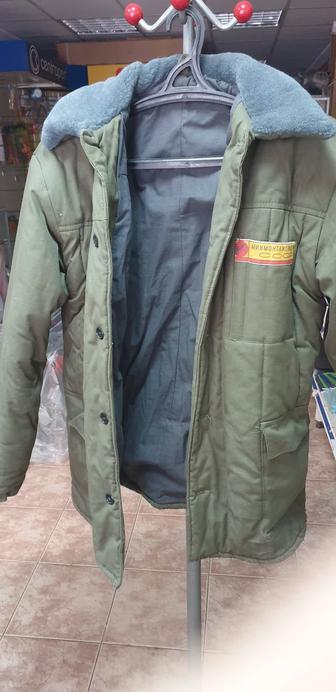 Ватник из СССР, новый, р.52-54 с воротником
