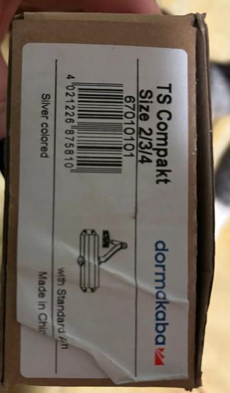 Доводчик dormakaba TS Compakt Size 2/3/4