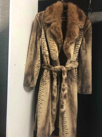 Шуба из стриженной норки