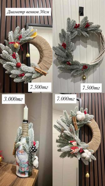 Новогодний декор ручной работы