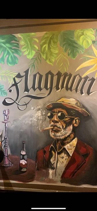 Роспись стен, рисунки, оформление, декорация