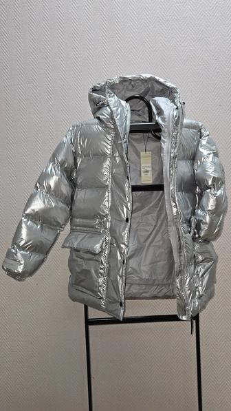 Куртка зимняя от Adidas Stella MacCartney серебро 2 в 1.