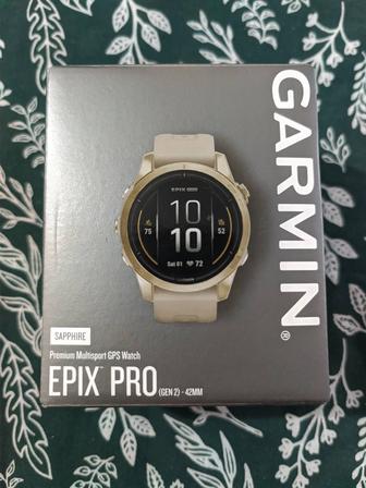 Новые смарт-часы Garmin EPIX PRO (GEN 2) Sapphire Edition, Soft Gold