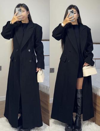 Пальто черный