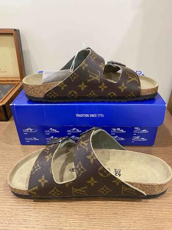 Мужские кастомные LV x BIRKENSTOCK ARIZONA size EUR 42